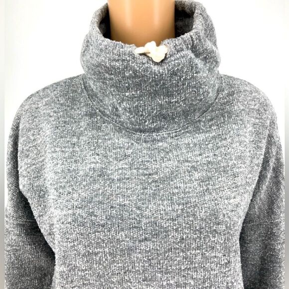 J.Crew Women’s Funnel Neck Grey Sweater Size S - Picture 2 of 9